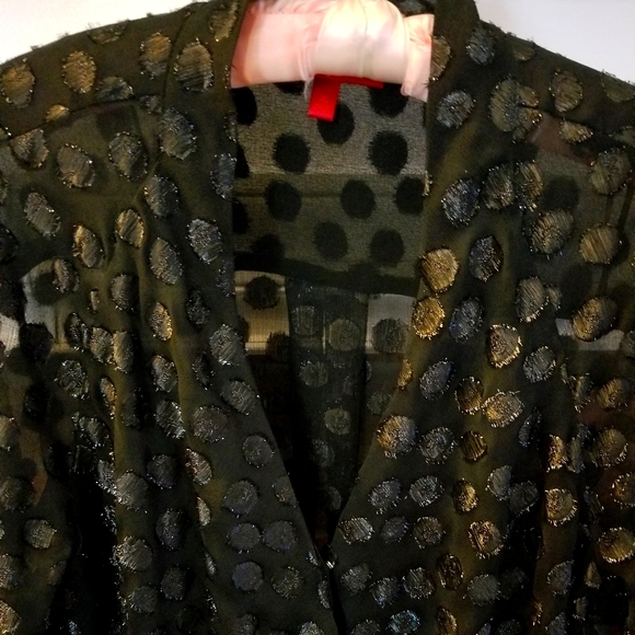 Jennifer Lopez Tops - NWT sheer Black Top